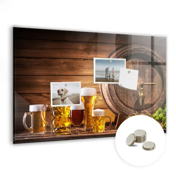 Barrel of Beer Magnetic Board