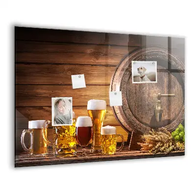 Barrel of Beer Magnetic Board