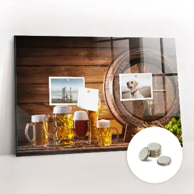Barrel of Beer Magnetic Board