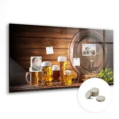 Barrel of Beer Magnetic Board