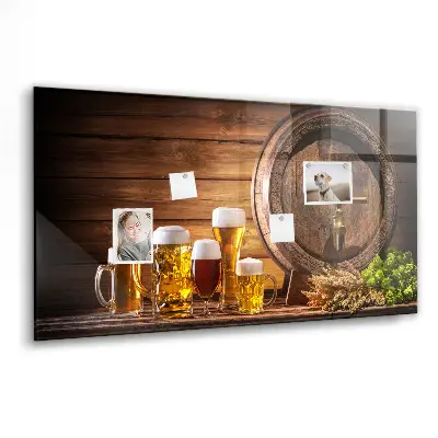 Barrel of Beer Magnetic Board