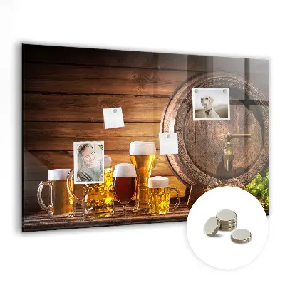 Barrel of Beer Magnetic Board