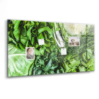Magnetic wall board Green vegetables