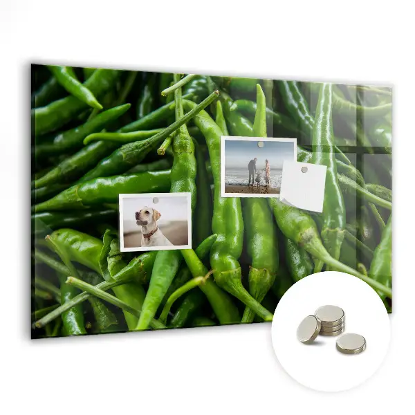 Green pepper magnet board