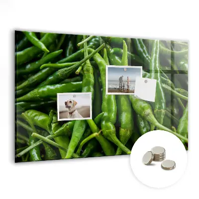 Green pepper magnet board