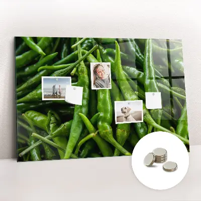Green pepper magnet board