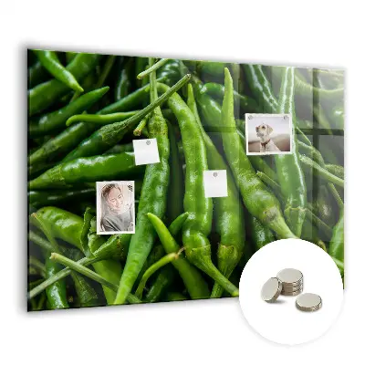 Green pepper magnet board
