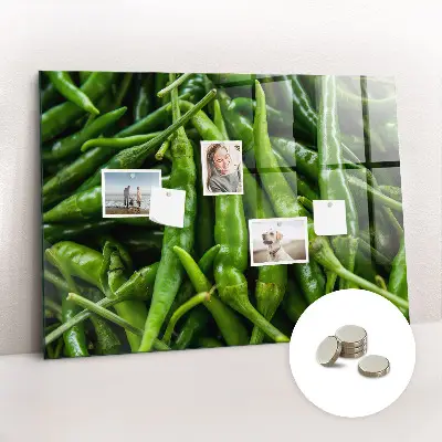 Green pepper magnet board