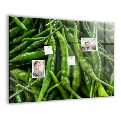 Green pepper magnet board