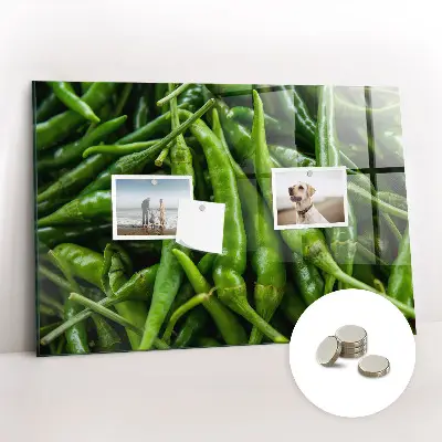 Green pepper magnet board