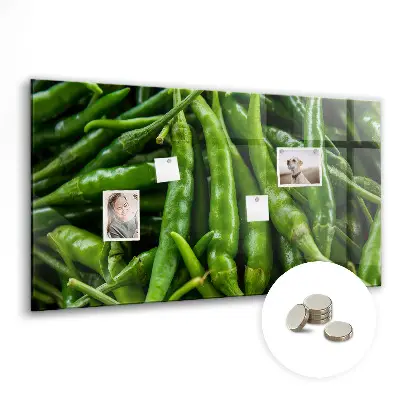 Green pepper magnet board