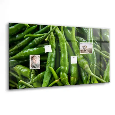 Green pepper magnet board