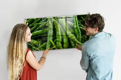 Green pepper magnet board