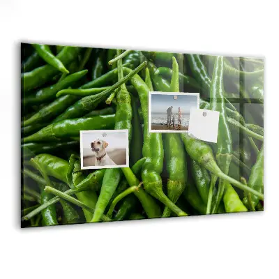 Green pepper magnet board