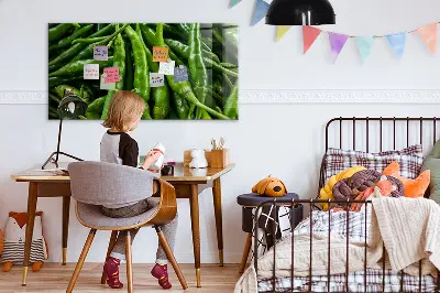 Green pepper magnet board