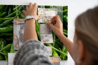 Green pepper magnet board