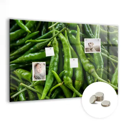 Green pepper magnet board