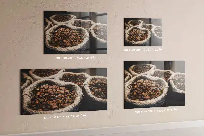 Coffee bean magnetic board