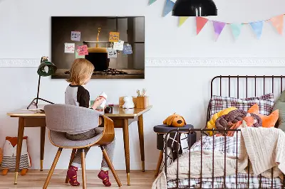 A cup of coffee magnet board