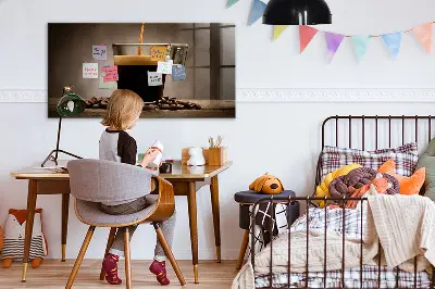 A cup of coffee magnet board