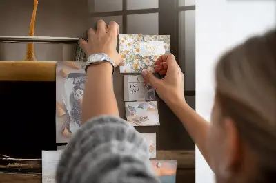 A cup of coffee magnet board