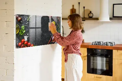 Magnet board Vegetables on the counter