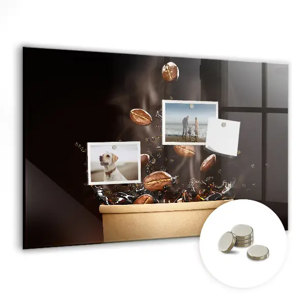 Hot Coffee Magnetic Wall Board