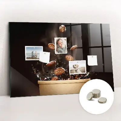 Magnetic wall board Hot coffee