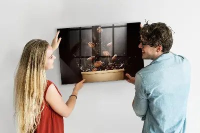 Magnetic wall board Hot coffee