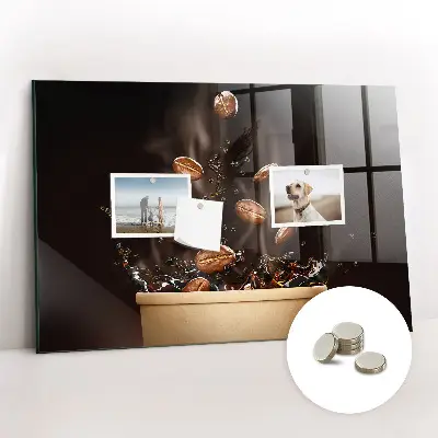 Hot Coffee Magnetic Wall Board