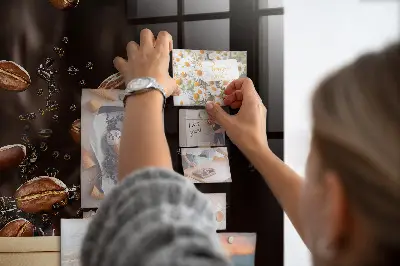 Magnetic wall board Hot coffee