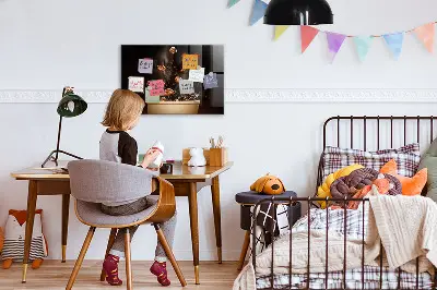 Magnetic wall board Hot coffee