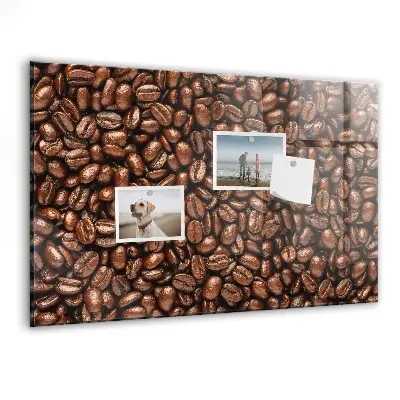 Coffee Beans Magnetic Glass Dry Erase Board