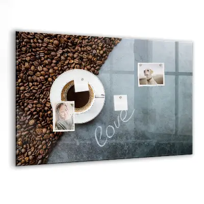 A Cup of Coffee magnetic wall board
