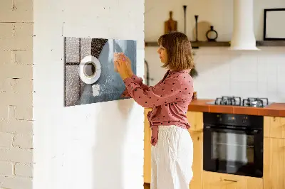 A Cup of Coffee magnetic wall board