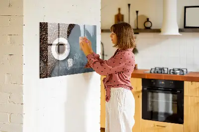 A Cup of Coffee magnetic wall board