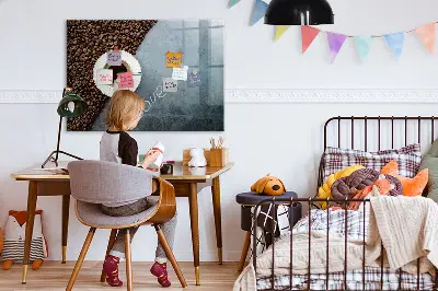 A Cup of Coffee magnetic wall board