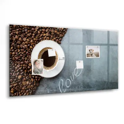 A Cup of Coffee magnetic wall board