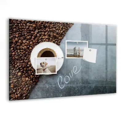 A Cup of Coffee magnetic wall board