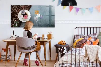 A Cup of Coffee magnetic wall board