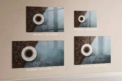 A Cup of Coffee magnetic wall board