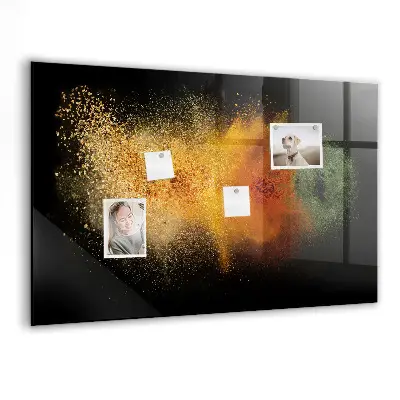 Magnet board Spilled spices