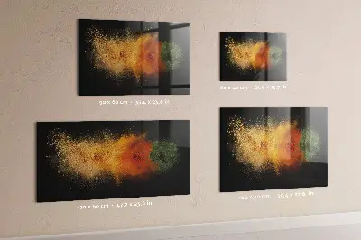 Magnet board Spilled spices