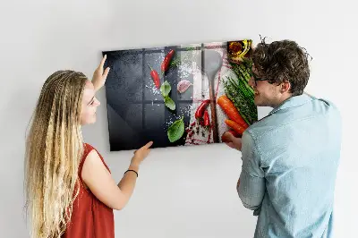 Magnetic Vegetable Wall Board