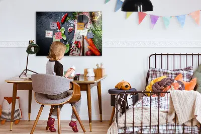 Magnetic Vegetable Wall Board