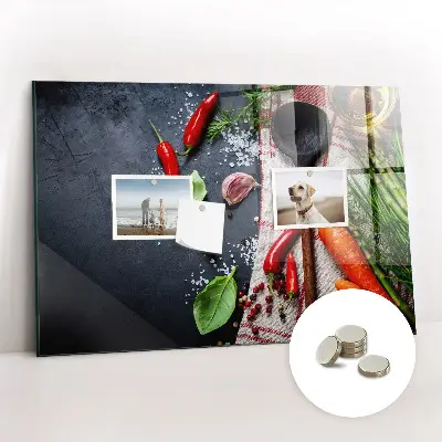 Magnetic Vegetable Wall Board