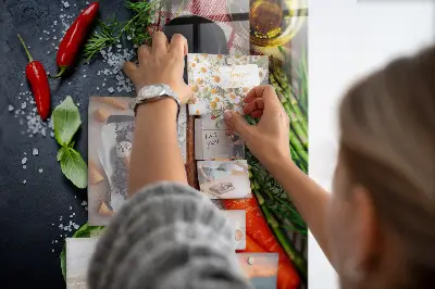 Magnetic Vegetable Wall Board