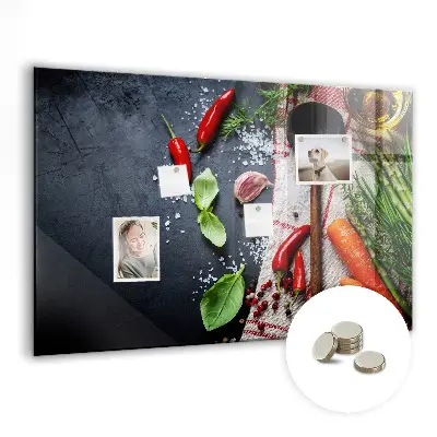 Magnetic Vegetable Wall Board