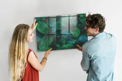 Magnetic wall board Nature leaves