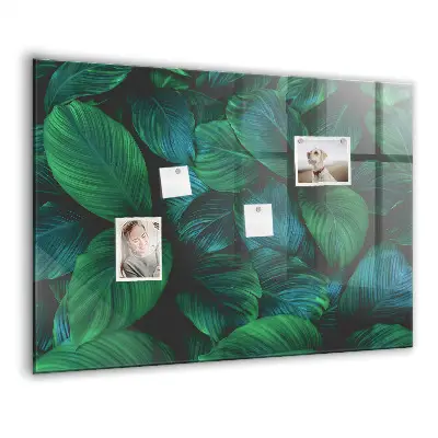 Magnetic wall board Nature leaves